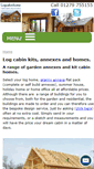 Mobile Screenshot of logcabinhome.co.uk